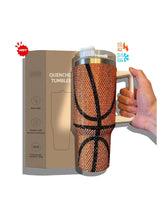 40 oz Rhinestone Basketball Tumbler