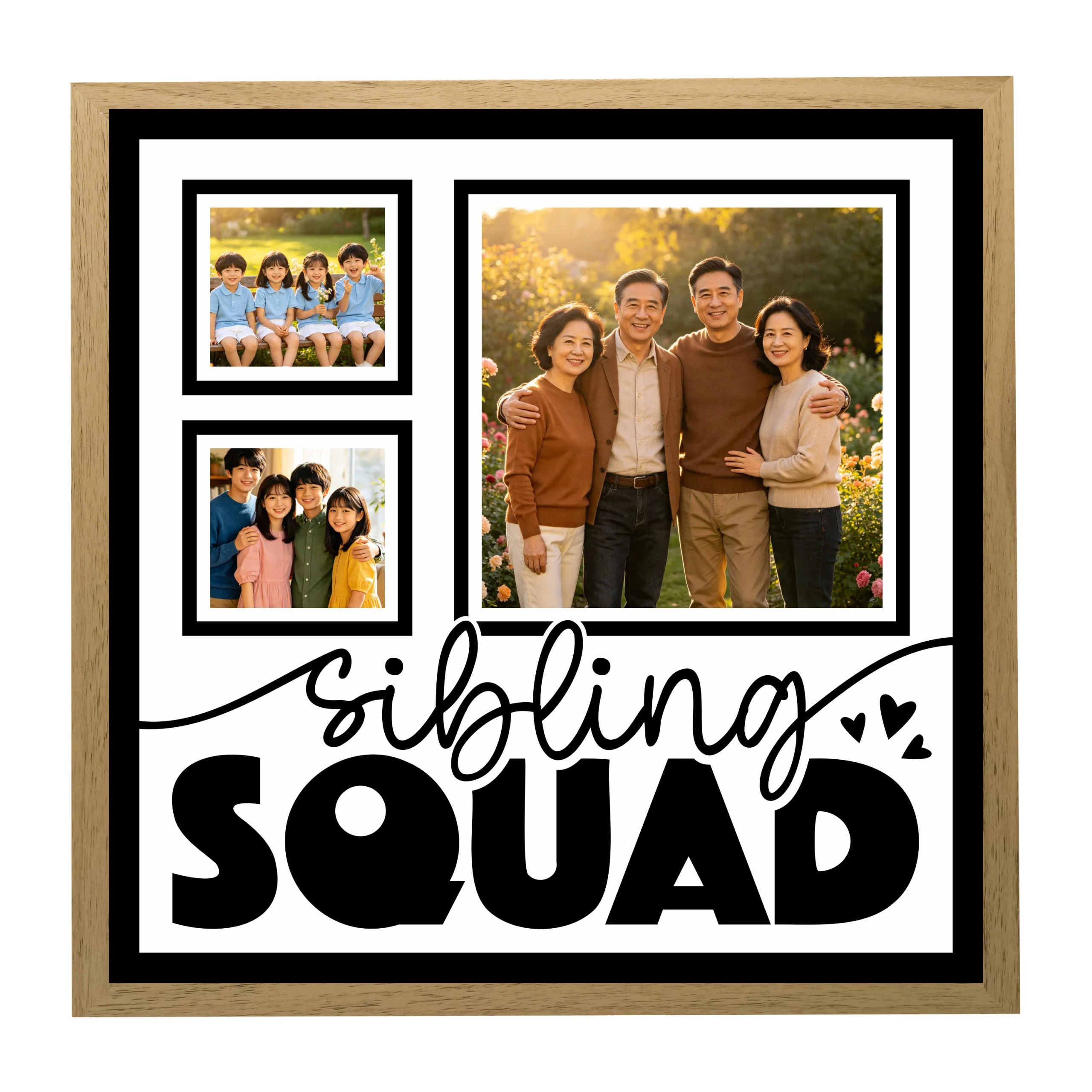 Personalised photo frame keepsake