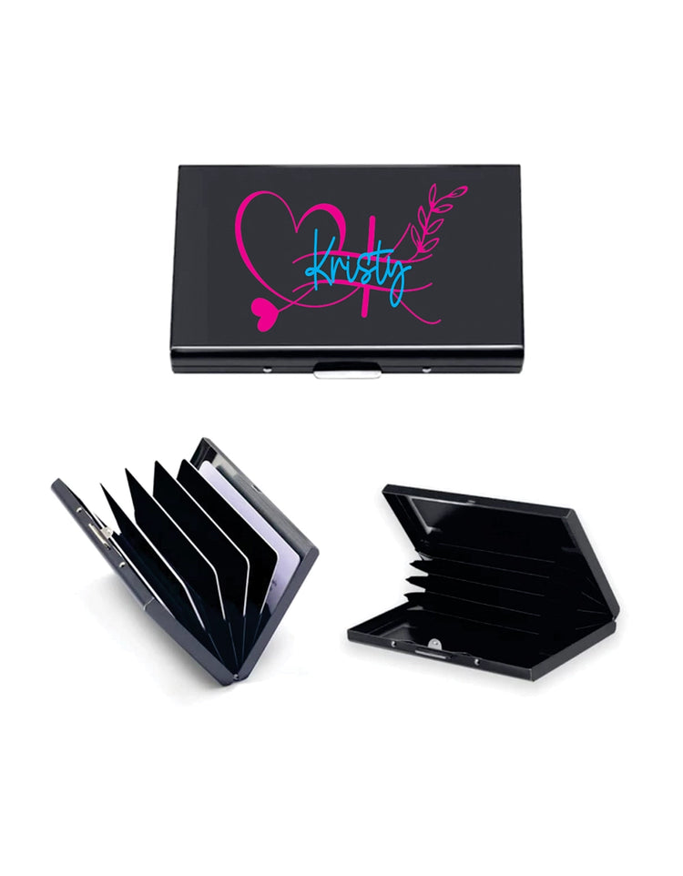 METTALIC CARD HOLDER