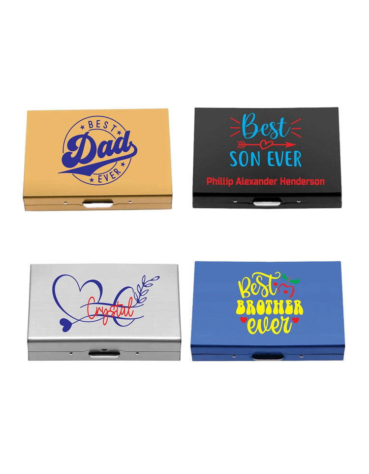 METTALIC CARD HOLDER