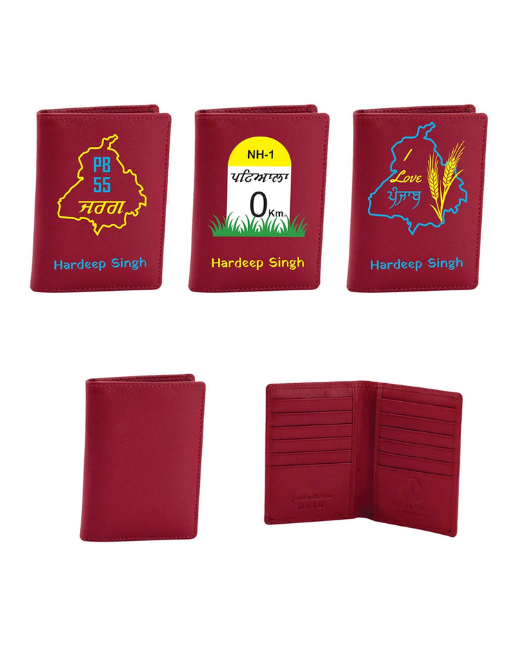 Genuine Full Grain Leather Slim Wallet